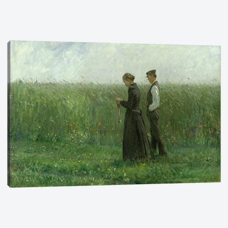 Sunday Afternoon, 1893  Canvas Print #BMN1991} by Leopold Karl Walter von Kalckreuth Canvas Art