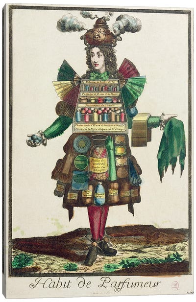 The Perfumer's Costume  Canvas Art Print