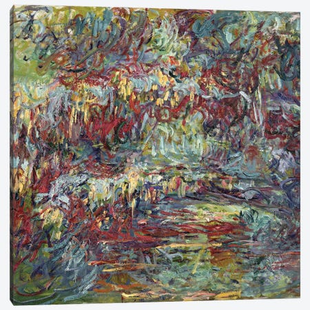 The Japanese Bridge at Giverny, 1918-24  Canvas Print #BMN2012} by Claude Monet Art Print