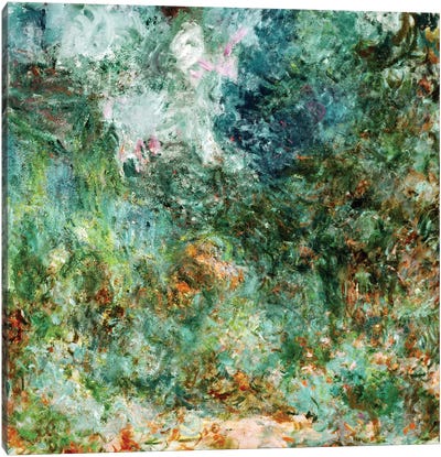 The House at Giverny Viewed from the Rose Garden, 1922-24  Canvas Art Print - Claude Monet
