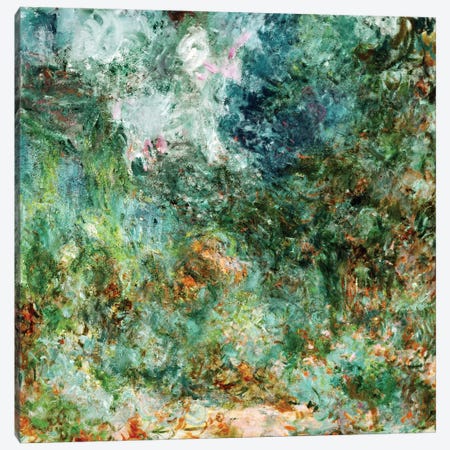 The House at Giverny Viewed from the Rose Garden, 1922-24  Canvas Print #BMN2013} by Claude Monet Canvas Art Print