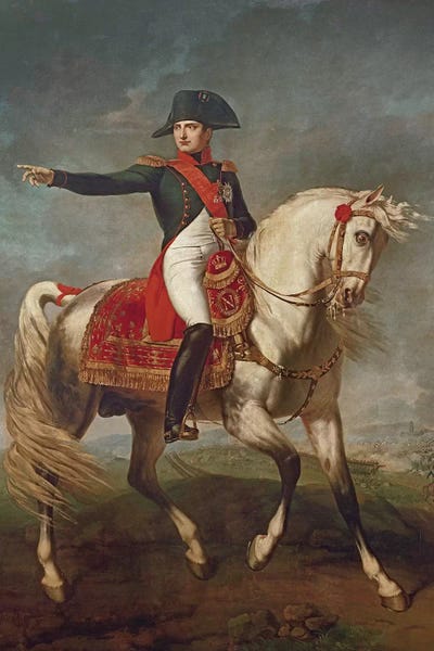 History: Equestrian Portrait of Napoleon I  by Joseph Chabord