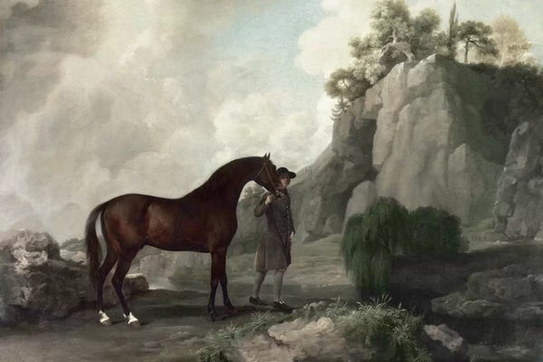 George Stubbs: Cato' and Groom  by George Stubbs