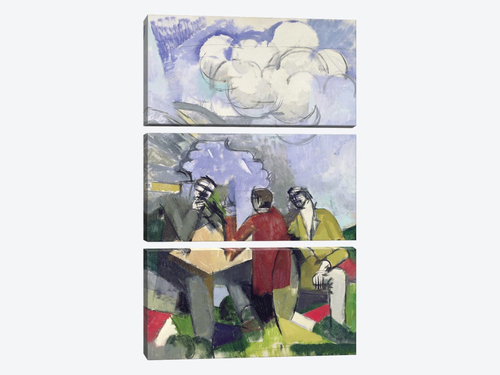 The Conquest of the Air, 1913  by Roger de la Fresnaye 3-piece Canvas Print