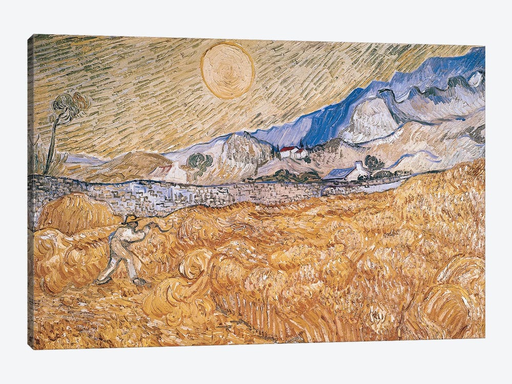 The Harvester  by Vincent van Gogh 1-piece Canvas Artwork