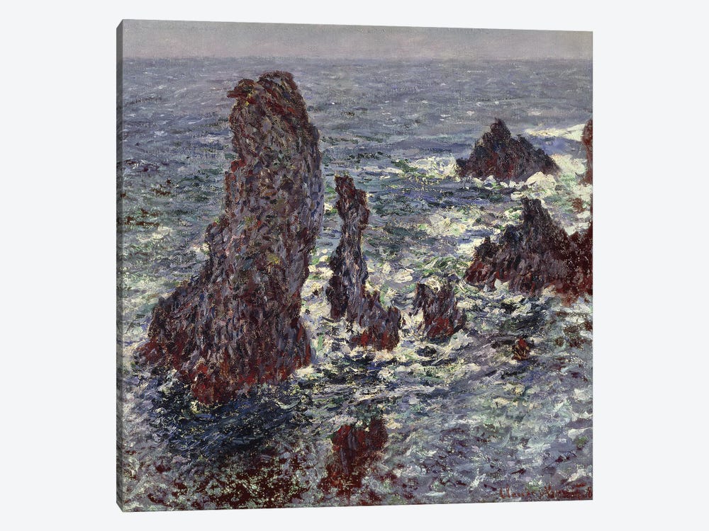 The Rocks at Belle-Ile, 1886  1-piece Canvas Artwork