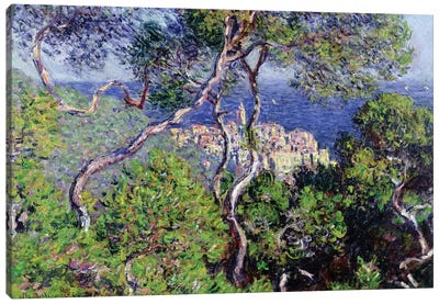 Bordighera, 1884  Canvas Art Print - All Things Monet