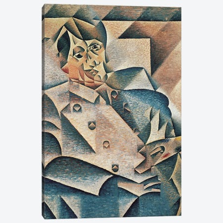 Portrait of Pablo Picasso, 1912  Canvas Print #BMN2043} by Juan Gris Canvas Art