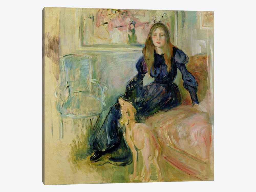 Julie Manet  by Berthe Morisot 1-piece Canvas Artwork