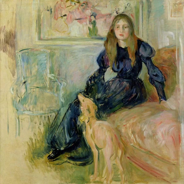 Furniture: Julie Manet  by Berthe Morisot