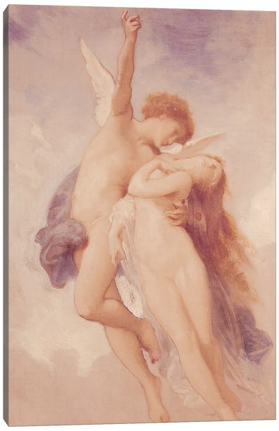 Cupid and Psyche, 1889  Canvas Art Print