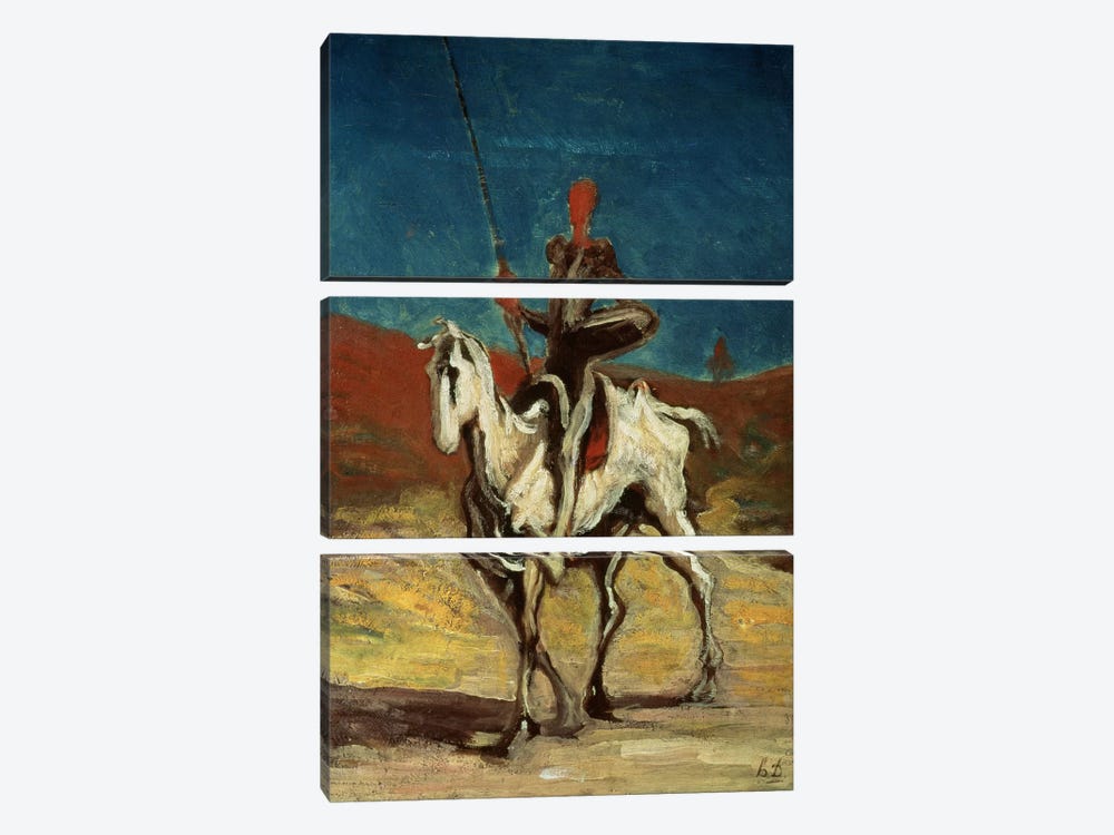 Don Quixote, c.1865-1870  3-piece Canvas Art