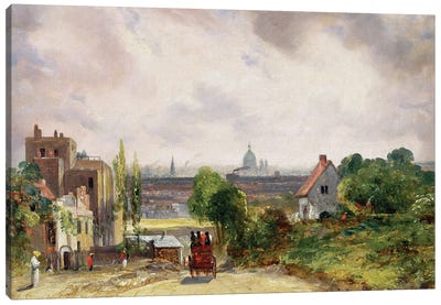 Sir Richard Steele's Cottage, Hampstead, c.1832  Canvas Art Print