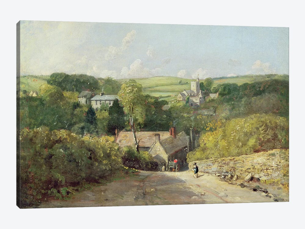 A View of Osmington Village with the Church and Vicarage, 1816  by John Constable 1-piece Canvas Art