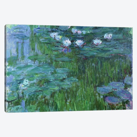 Waterlilies, 1914-17  Canvas Print #BMN2079} by Claude Monet Canvas Print