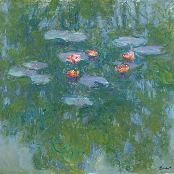Ponds: Waterlilies, 1916-19  by Claude Monet