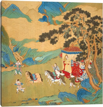 The Emperor Mu Wang  Canvas Art Print