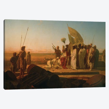 Xerxes at the Hellespont  Canvas Print #BMN2091} by Jean Adrien Guignet Canvas Art Print