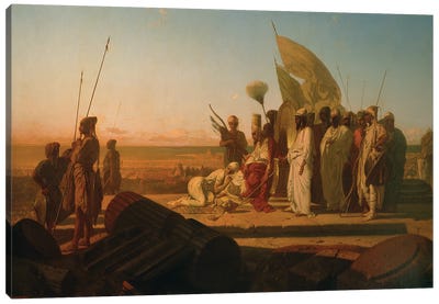 Xerxes at the Hellespont  Canvas Art Print