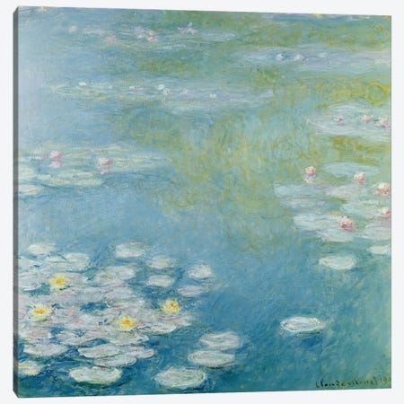 Nympheas at Giverny, 1908  Canvas Print #BMN2103} by Claude Monet Canvas Print