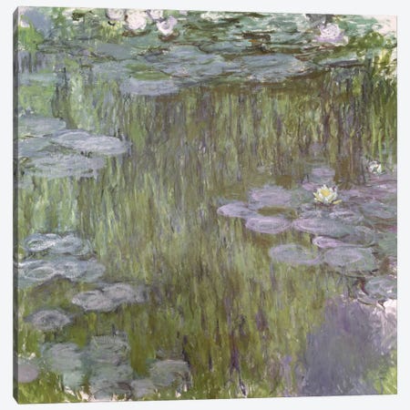 Nympheas at Giverny, 1918  Canvas Print #BMN2110} by Claude Monet Canvas Wall Art