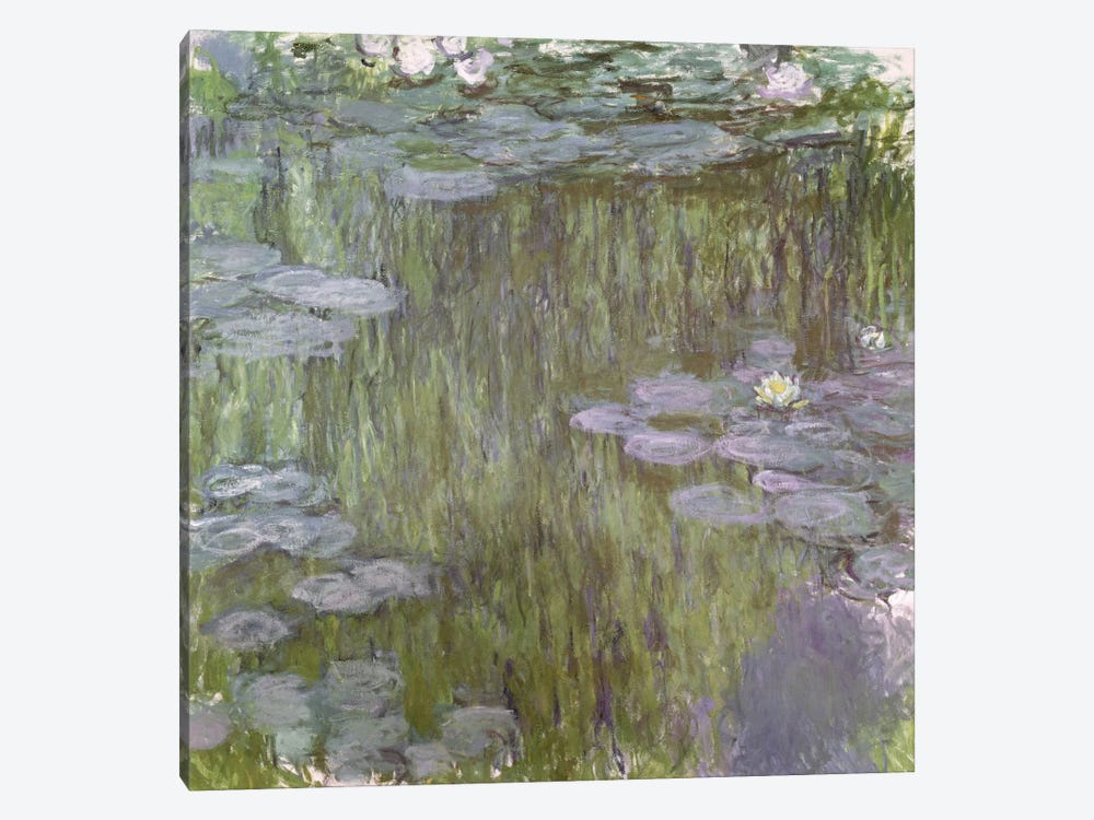 Nympheas at Giverny, 1918  by Claude Monet 1-piece Canvas Art Print