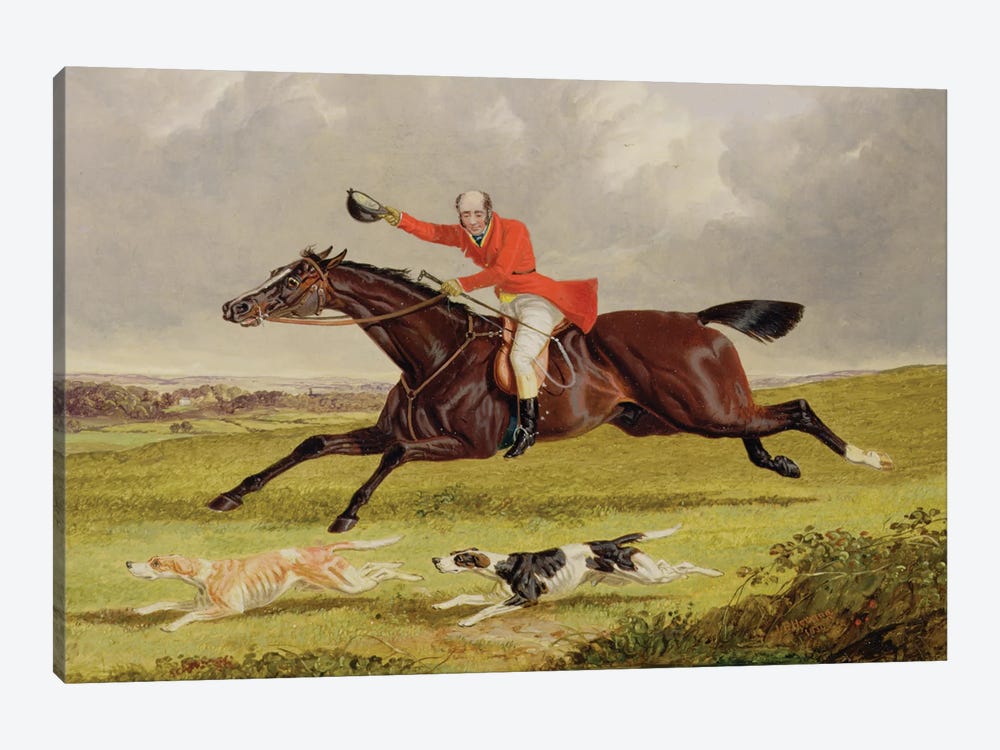 Encouraging Hounds, 1839  1-piece Canvas Artwork