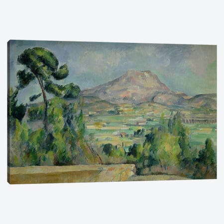 Montagne Sainte-Victoire, c.1887-90  Canvas Print #BMN2121} by Paul Cezanne Canvas Art Print