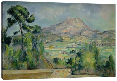 Montagne Sainte-Victoire, c.1887-90  Canvas Art Print