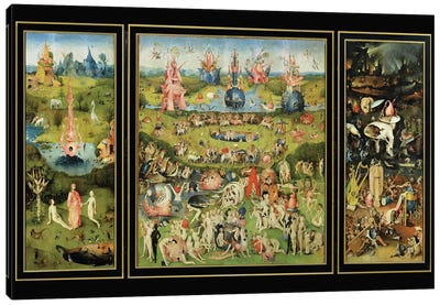 The Garden of Earthly Delights, c.1500  Canvas Art Print - Big Prints & Large Wall Art