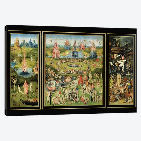 The Garden of Earthly Delights, c.1500  Canvas Print #BMN212} by Hieronymus Bosch Canvas Print