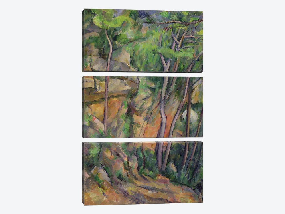 In the Park of Chateau Noir, c.1896-99  by Paul Cezanne 3-piece Canvas Art
