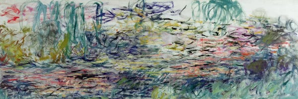 Claude Monet: Waterlilies, 1917-19 Panoramic by Claude Monet