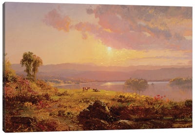 Susquehanna River, 1876  Canvas Art Print