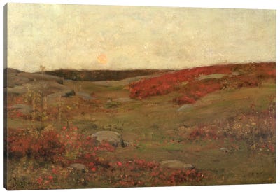 Sunrise, Autumn, c.1885  Canvas Art Print - Childe Hassam