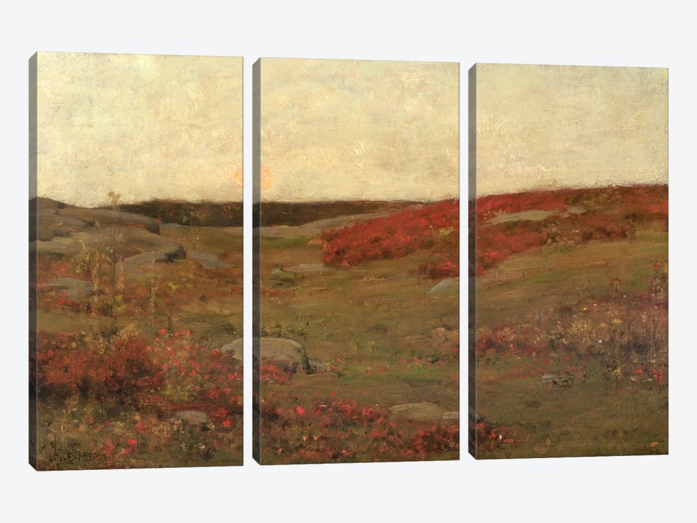 Sunrise, Autumn, c.1885  3-piece Canvas Wall Art