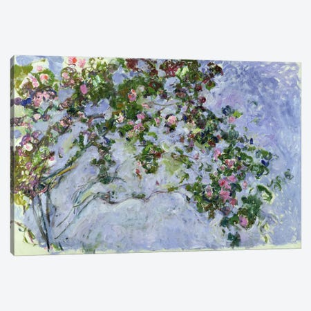 The Roses, 1925-26  Canvas Print #BMN2145} by Claude Monet Canvas Wall Art