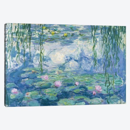 Waterlilies, 1916-19   Canvas Print #BMN2146} by Claude Monet Canvas Art