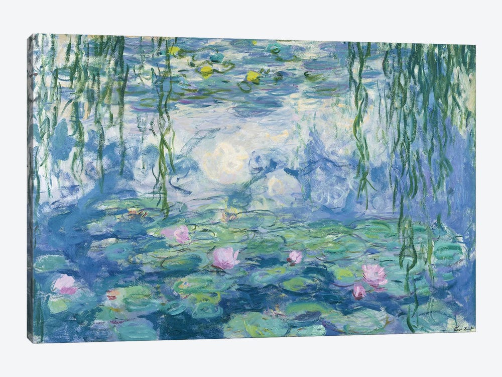 Waterlilies, 1916-19   by Claude Monet 1-piece Canvas Wall Art