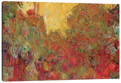 The House seen from the Rose Garden, 1922-24  Canvas Art Print - Claude Monet