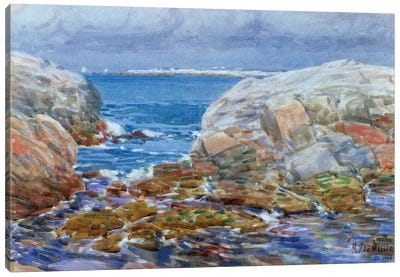 Duck Island, Isles of Shoals, 1906  Canvas Art Print - Childe Hassam