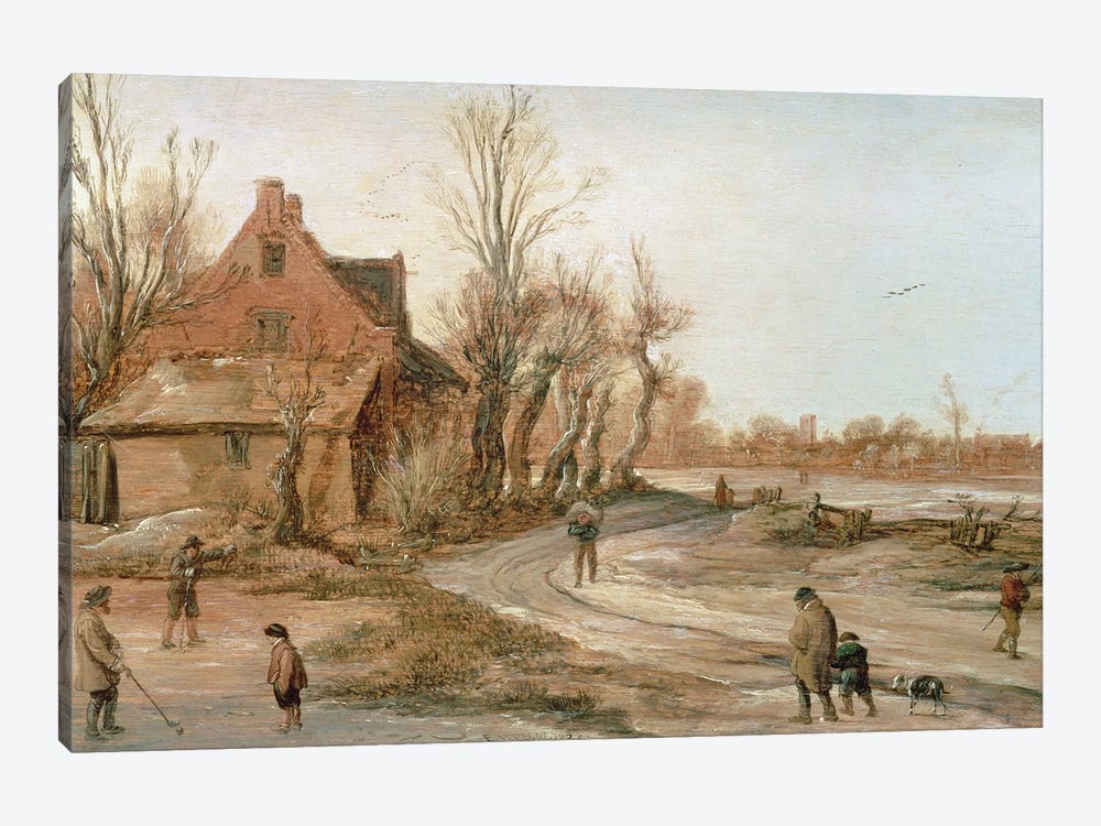 Winter Landscape, 1623  1-piece Canvas Artwork