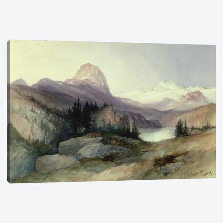 In the Bighorn Mountains, 1889  Canvas Print #BMN2165} by Thomas Moran Canvas Artwork