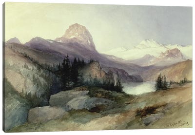 In the Bighorn Mountains, 1889  Canvas Art Print - Thomas Moran