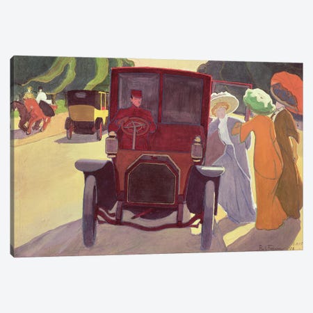 The Road with Acacias, 1908  Canvas Print #BMN2188} by Roger de la Fresnaye Canvas Print