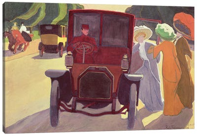 The Road with Acacias, 1908  Canvas Art Print