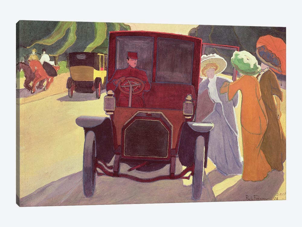 The Road with Acacias, 1908  by Roger de la Fresnaye 1-piece Canvas Wall Art