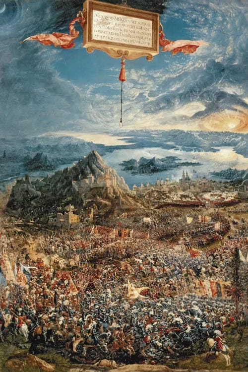 The Battle of Issus, or The Victory of Alexander the Great, 1529 