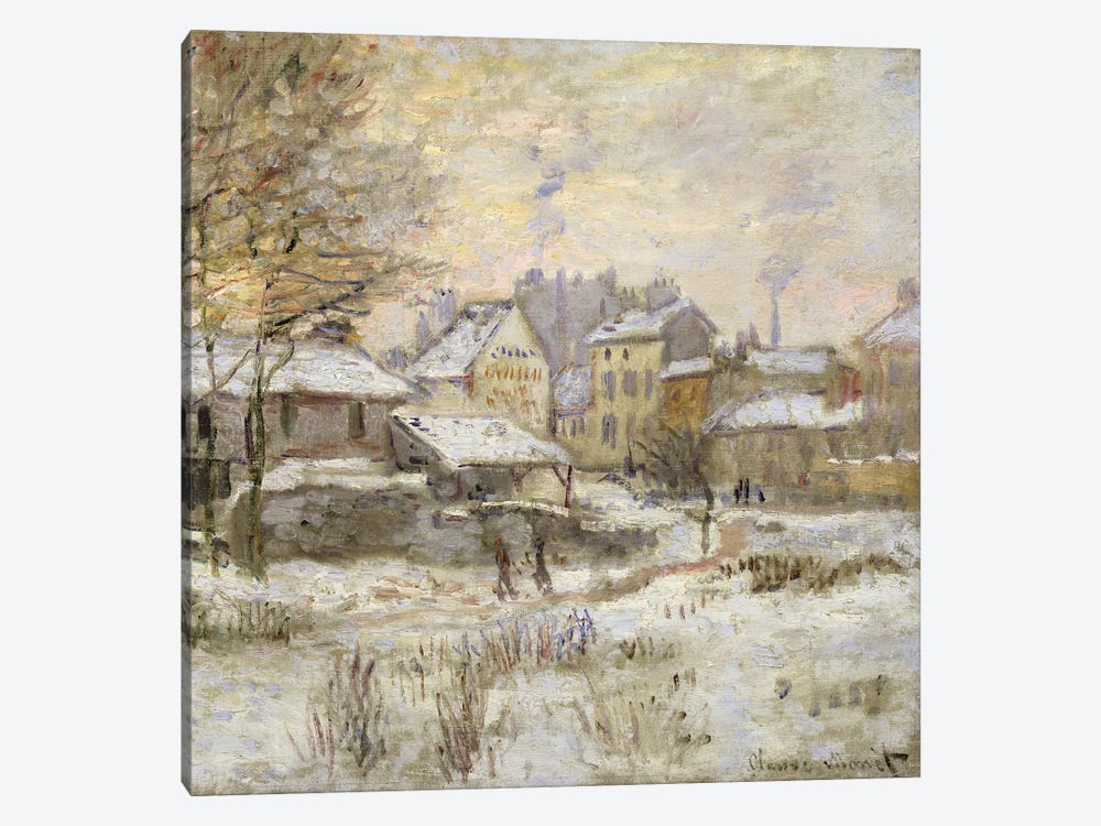 Snow Effect with Setting Sun, 1875  by Claude Monet 1-piece Art Print