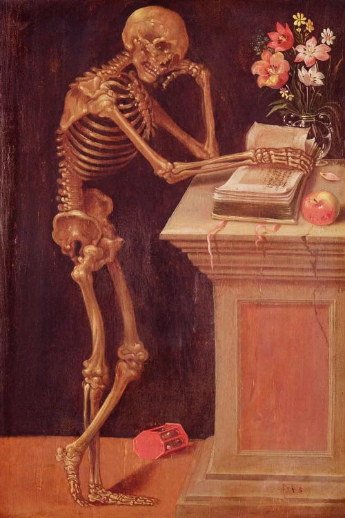 Vanitas, 1543  by Hans Holbein the Younger wall art